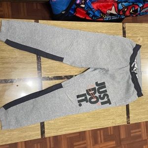 Sweatpants, nike, grey and dark grey, size small in mens